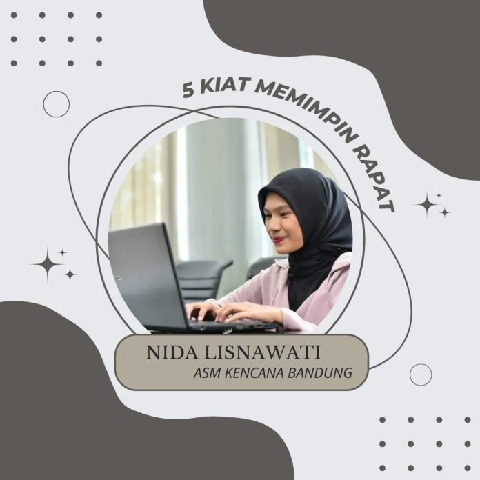 nida lisnawati - asm kencana - sekretaris mempimpin rapat